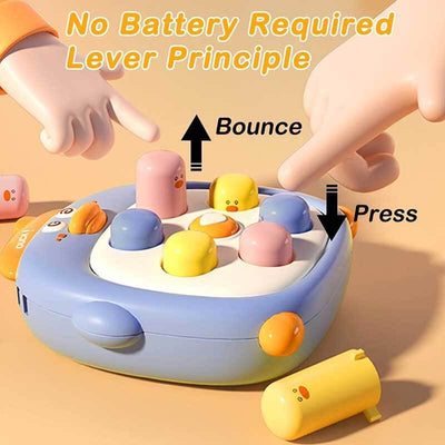 Fidtoy Mini Handheld Whack-a-Mole Game – Interactive Toy for Toddlers, Kids, and Adults