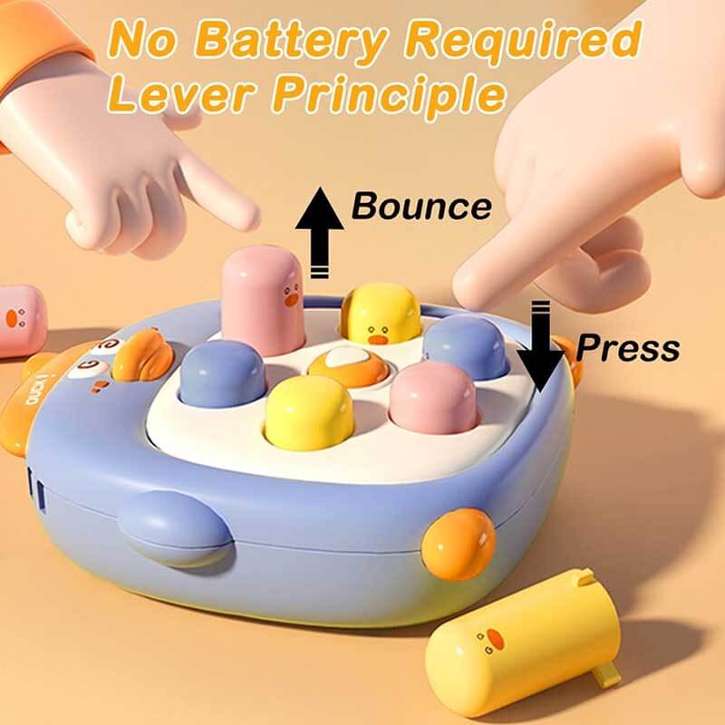 Fidtoy Mini Handheld Whack-a-Mole Game – Interactive Toy for Toddlers, Kids, and Adults