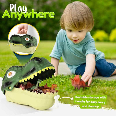 Fidtoy Ensemble de 45 Jouets Dinosaures Figurines du Monde des Dinos
