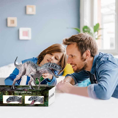 Juguete de figura de acción de dinosaurio Fidtoy, modelo realista de T Rex para el juego imaginativo de los niños, juguete educativo, juguete de dinosaurio de PVC duradero, regalo para niños y niñas