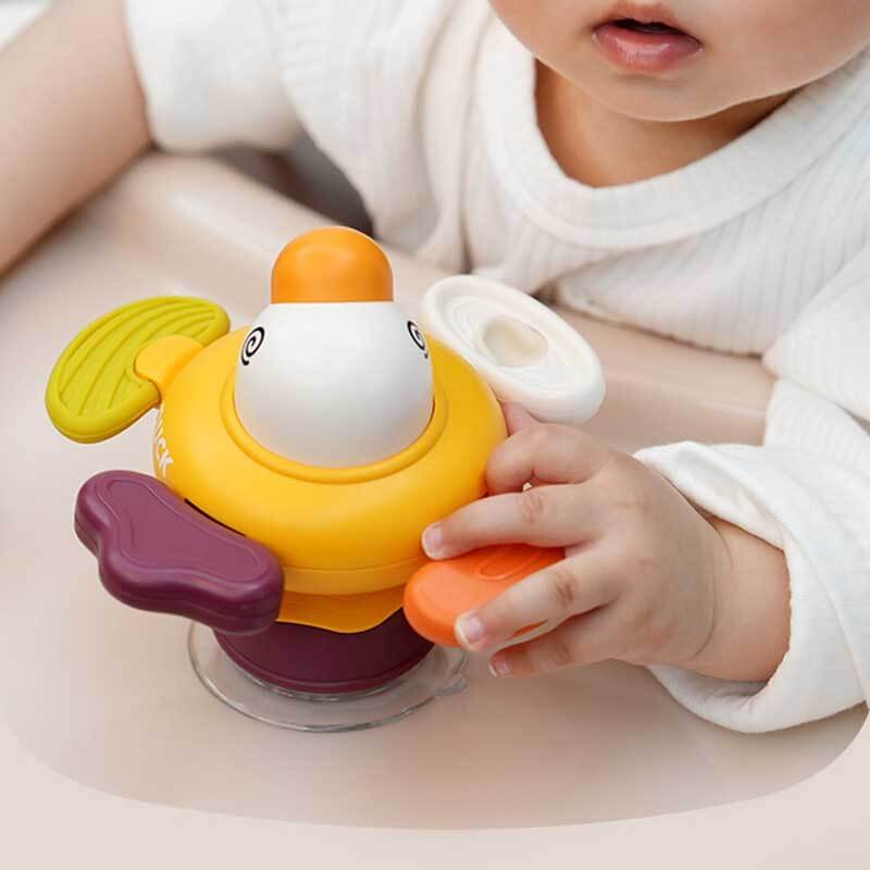 Fidtoy Wooden Rainbow Stacking Ring Tower for Toddlers – Montessori Learning Toy for Quiet Time, Home Play, Color Sorting & Fine Motor Skills