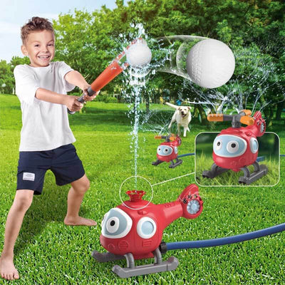 Juguete de Béisbol con Rociador de Agua Fidtoy, Juego de Verano al Aire Libre para Niños