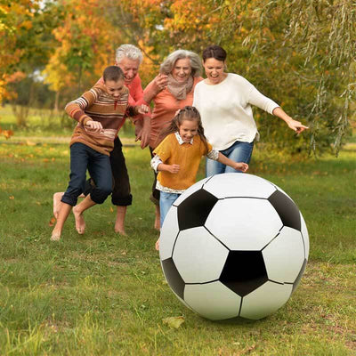 Fidtoy Giant Inflatable Soccer Ball for Kids | Backyard, Beach & Pool Play | Durable PVC