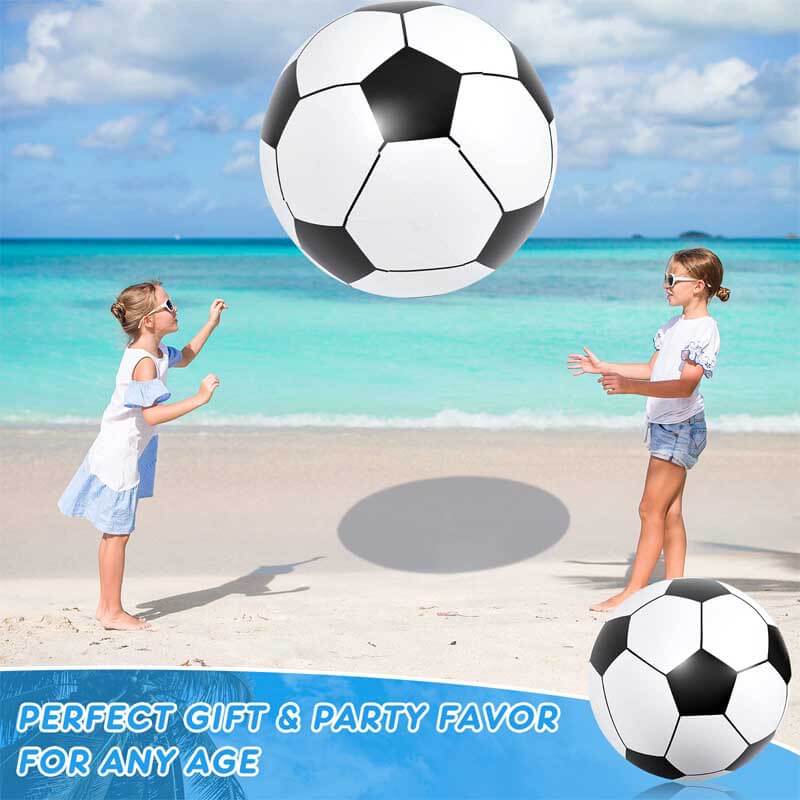 Fidtoy Giant Inflatable Soccer Ball for Kids | Backyard, Beach & Pool Play | Durable PVC