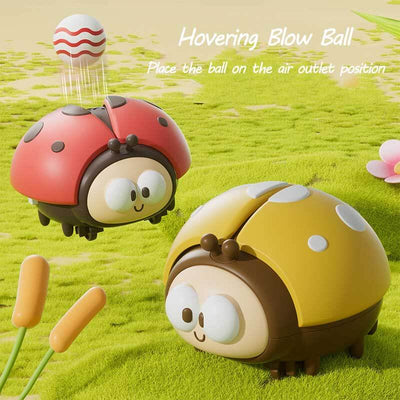 Fidtoy Blowing Ladybug Ball Toy – Floating Hover Sensory Toy for Kids 3+
