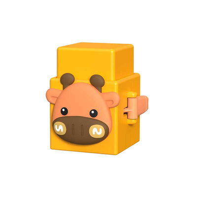 Fidtoy Animal Stacking Toy for Toddlers Interactive Learning Toy for 1 2 3 Year Old Kids Fine Motor Skills Early Development Color Recognition Toy