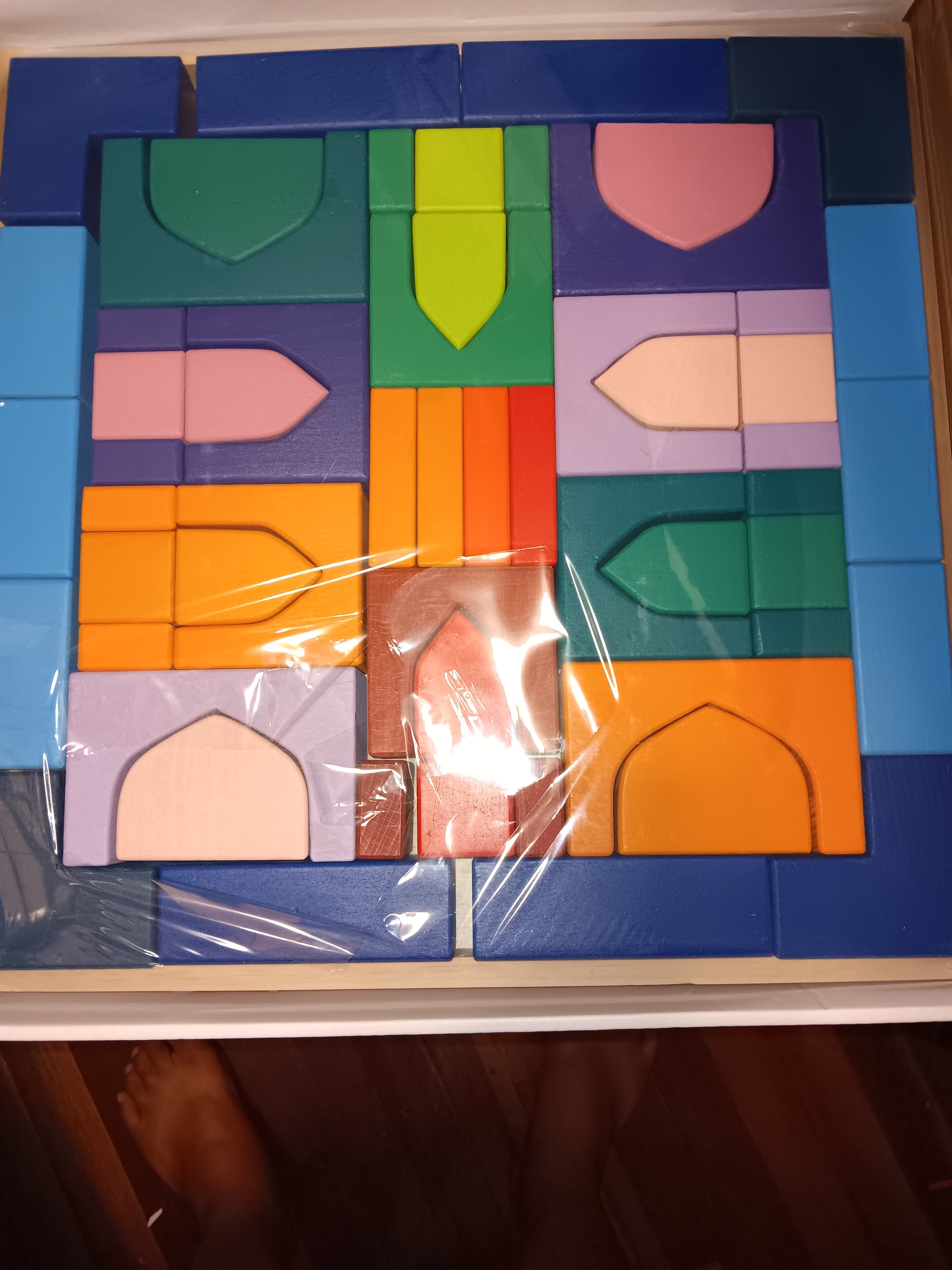 1001 Nights Building Block Set Rainbow Colour Blocks