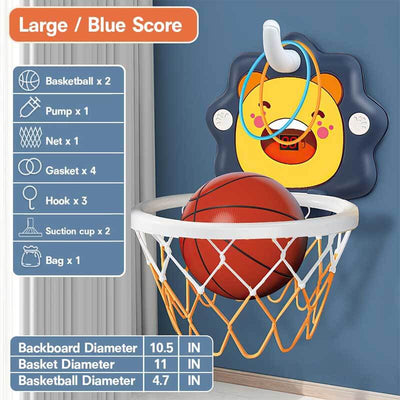 Mini panier de basket Fidtoy pour tout-petits | Hauteur réglable et motricité des enfants