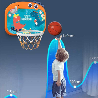 Mini panier de basket Fidtoy pour tout-petits | Hauteur réglable et motricité des enfants