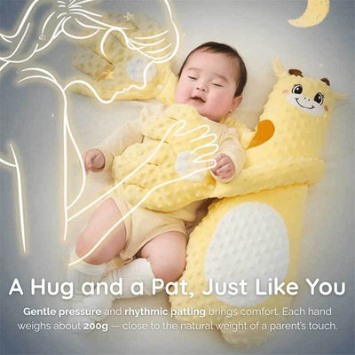 Fidtoy PatPat Pal - Dinosaur Plush Toy with Gentle Patting Function for Baby Sleep