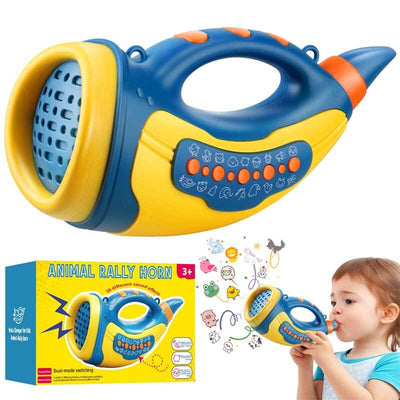 Juguete de Bocina de Sonidos de Animales Fidtoy para Niños Pequeños Aprendizaje Interactivo y Entrenamiento Pulmonar