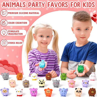 Fidtoy 3D Animal Pop Fidget Toys Set for Kids 4-8 – Interactive Sensory Suction Toys for Bath, School, and Travel