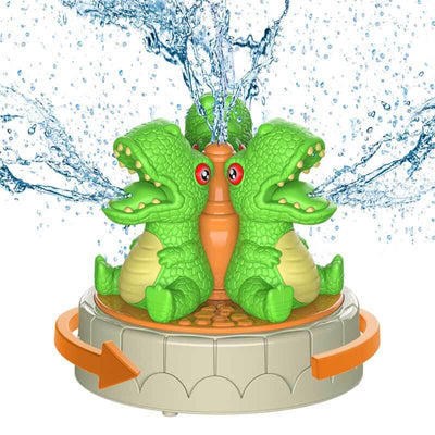 Fidtoy Dinosaur Water Sprinkler Toy for Kids Outdoor Summer Fun