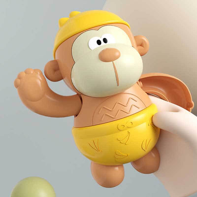 Fidtoy Jouet de Bain pour Tout-petits – Jouet de Bain à Remonter pour Bébé – Jouet de Baignoire pour Enfants de 1, 2, 3 Ans – Jeu Sensoriel Amusant pour Baignade, Piscine et Plage