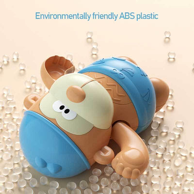 Fidtoy Jouet de Bain pour Tout-petits – Jouet de Bain à Remonter pour Bébé – Jouet de Baignoire pour Enfants de 1, 2, 3 Ans – Jeu Sensoriel Amusant pour Baignade, Piscine et Plage