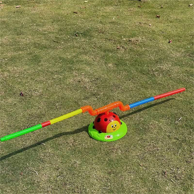 Jouet 2-en-1 Lance et Saute CoccinelleJouet musical amusant Fidtoy « Lance et Saute » Coccinelle – Jeu actif 2-en-1 intérieur et extérieur pour enfants de 5 à 7 ans