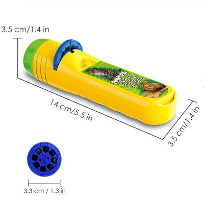 Fidtoy Kids Torch Projector Toy Animal Space Learning Light