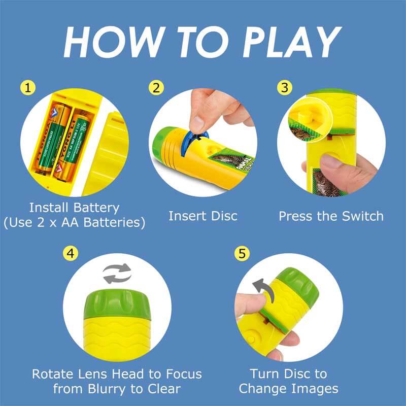 Wild Animal & Seaworld Torch and Projector