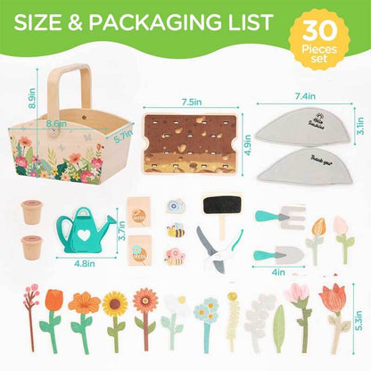 Wooden Gardening Toys Set
