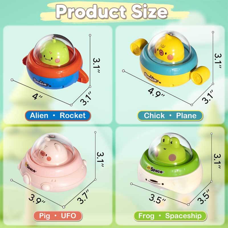 Animal Press to Go Car Toys