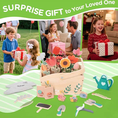 Wooden Gardening Toys Set