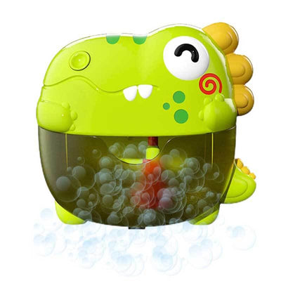 Fidtoy Dinosaur Bath Bubble Toy for Toddlers with Music and Colorful Lights