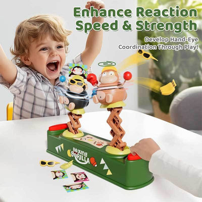 Juego de boxeo interactivo de mesa Fidtoy para niños | Coordinación mano-ojo y diversión familiar