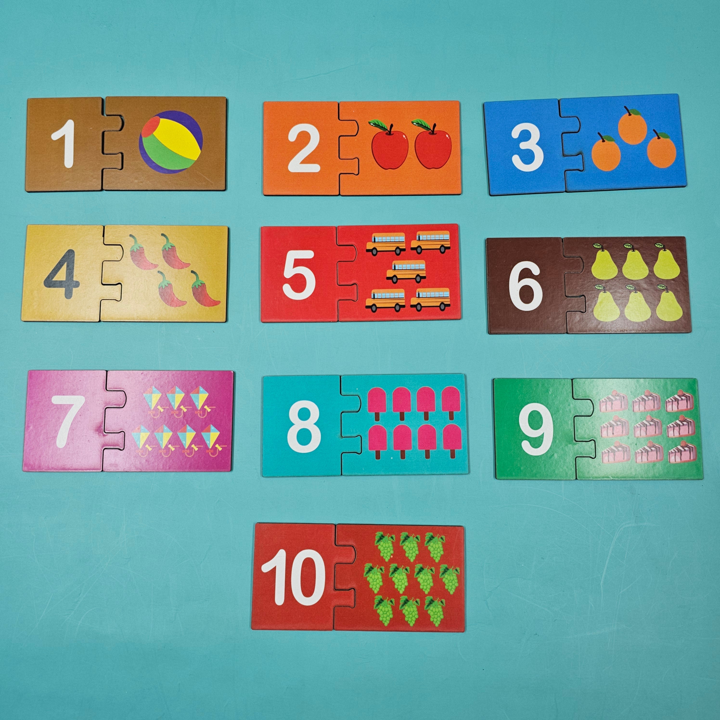 Jigsaw Number Puzzles will be shipped - EKW0286