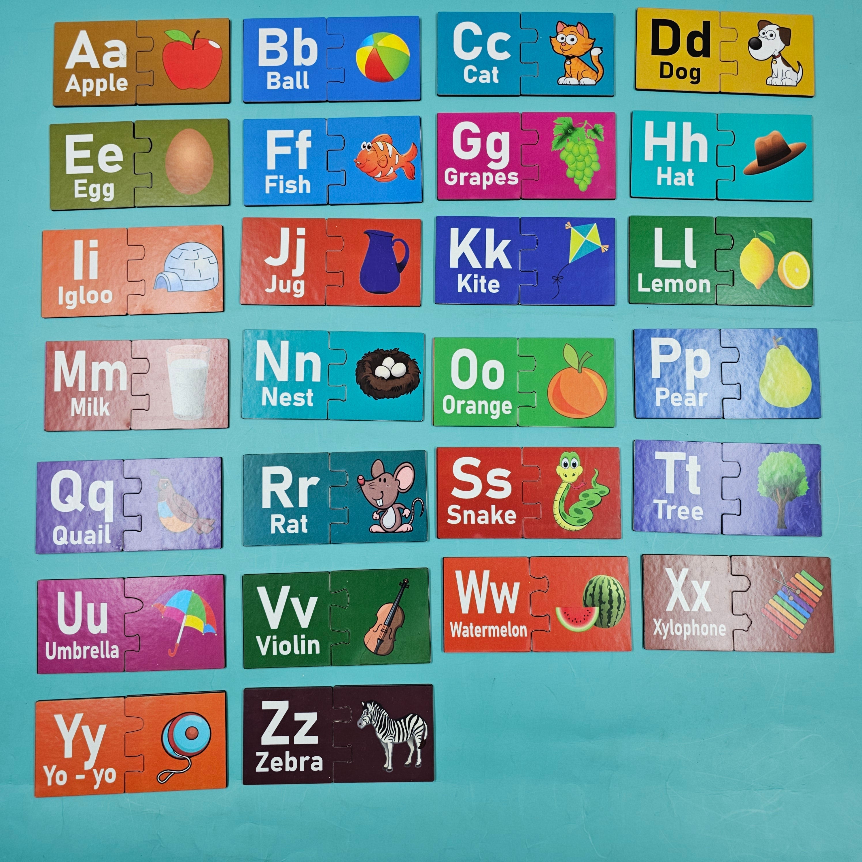 Jigsaw Alphabet Puzzles 1pc will be shipped - EKW0285