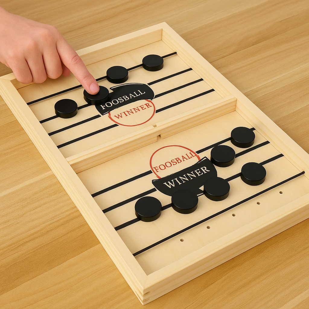 Foosball™ - Gemakkelijk Op Te Zetten - Houten bordspel