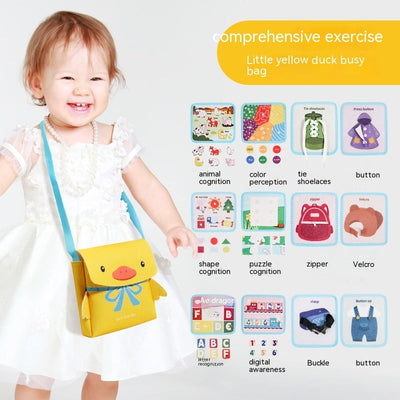 Sac d'école Montessori pour bébés et jouets éducatifs