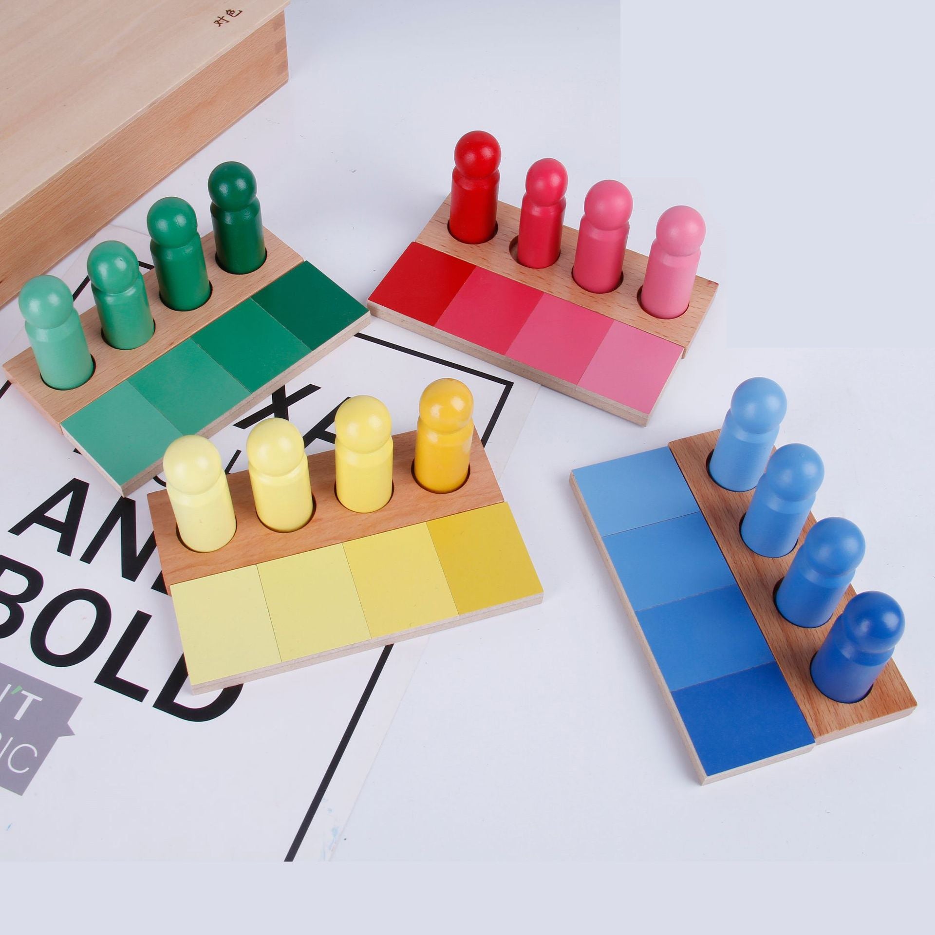 Montessori Colour Resemblance Sorting Task Sensory Toy