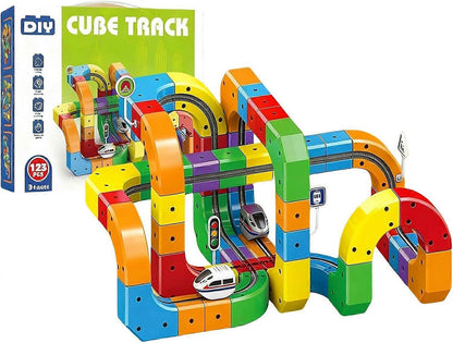 DIY Cube Track – Creatief & Actief – Creatieve DIY Treinbaan