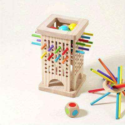 Fidtoy Interactive Wooden Board Game for Toddlers and Families Montessori Educational Play