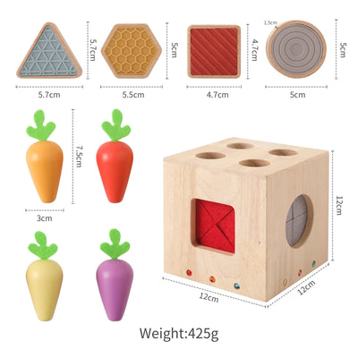 Forme géométrique en bois coulée Éveil Petite Enfance Pour Bébé Jouets Éducatifs