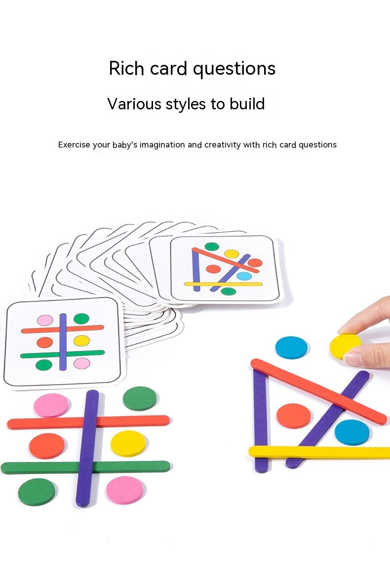 Rainbow Stick Early Education Thinking Puzzle Toy Children's Mathematics