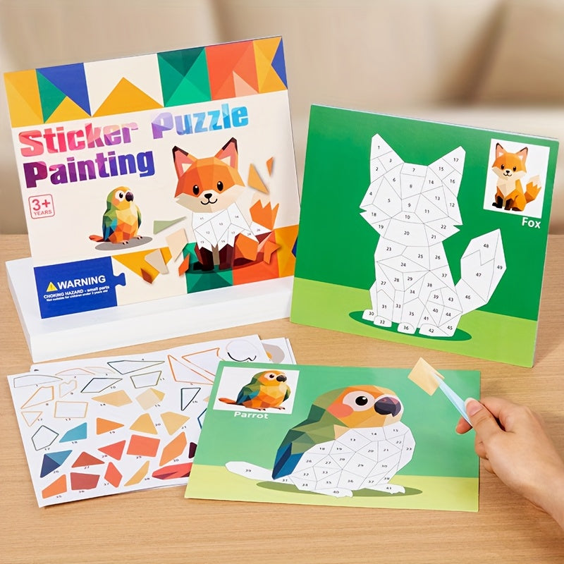 Sticker Puzzle Painting Book for Kids