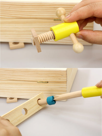 Wooden Tool Box Play Set
