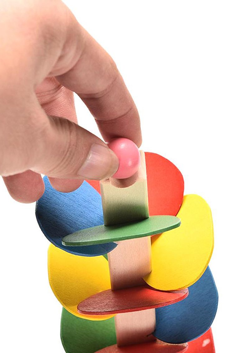 Wooden Tree Marble Ball Run Track