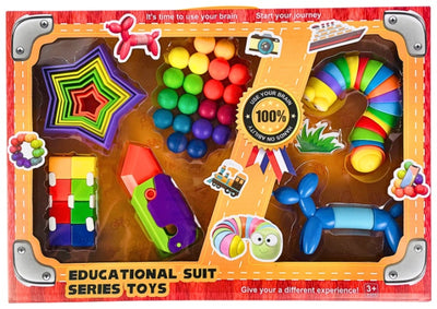 Fidtoy Sensory Activity Kit with 6 Educational Activities