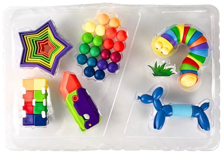 Fidtoy Sensory Activity Kit with 6 Educational Activities