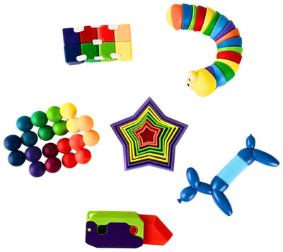 Fidtoy Sensory Activity Kit with 6 Educational Activities