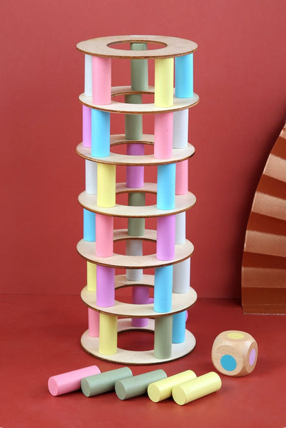 Wooden Tower Stacking Montessori Toy