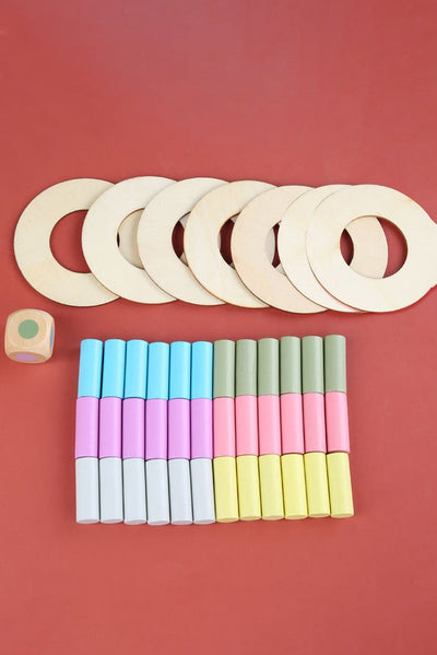 Wooden Tower Stacking Montessori Toy