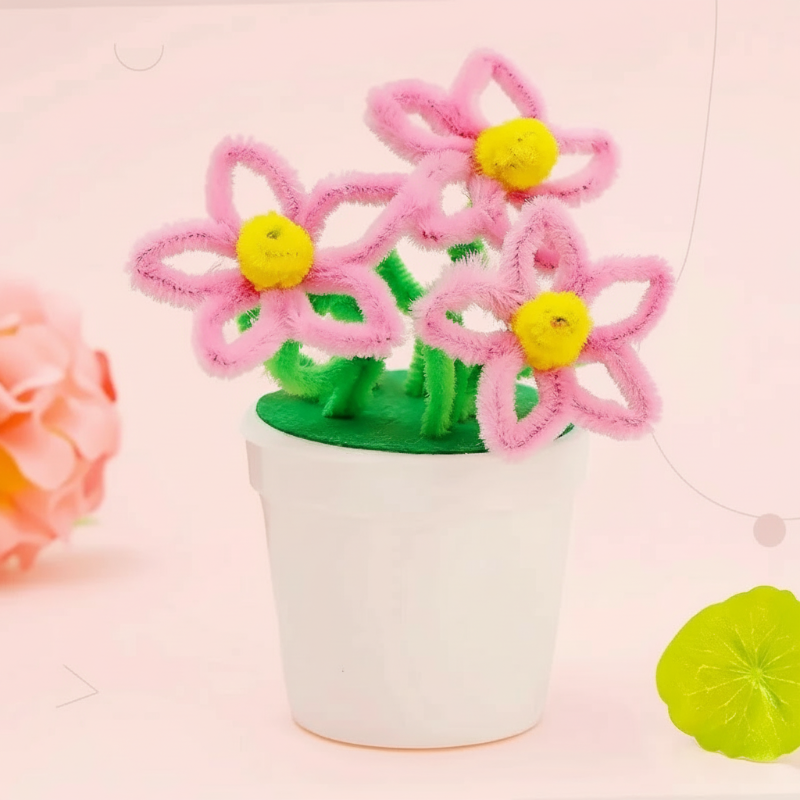CraftBloom – Kleurrijk & Creatief – DIY Bloempot Knutselset