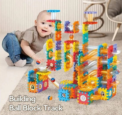 Pipeline Rolling Marble Ball Interlocking Blocks 182 pcs - 041