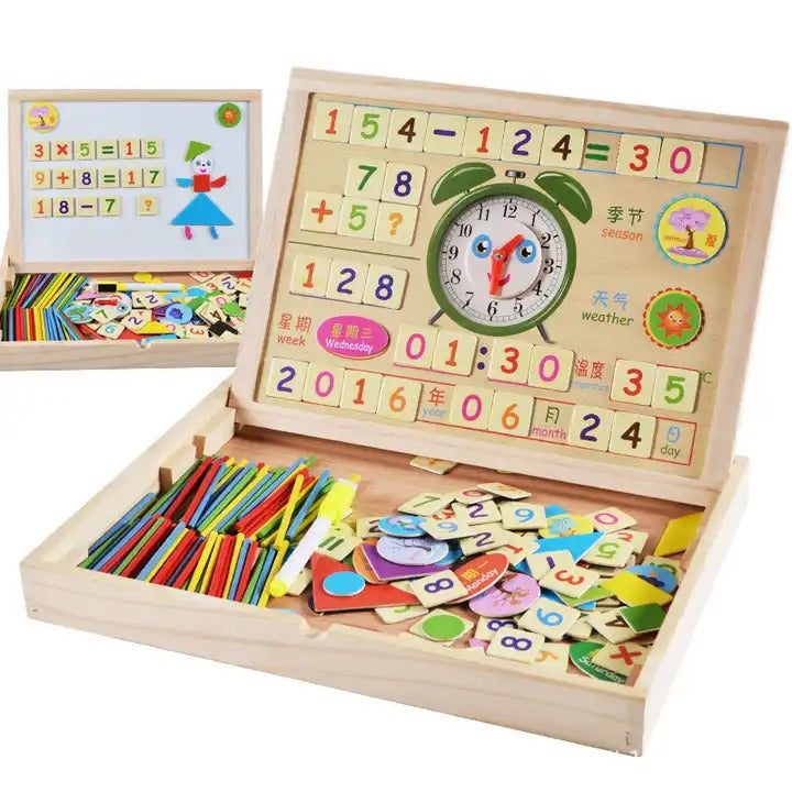 2in1 Magnetic Arithmetic Learning Puzzle Board - 000