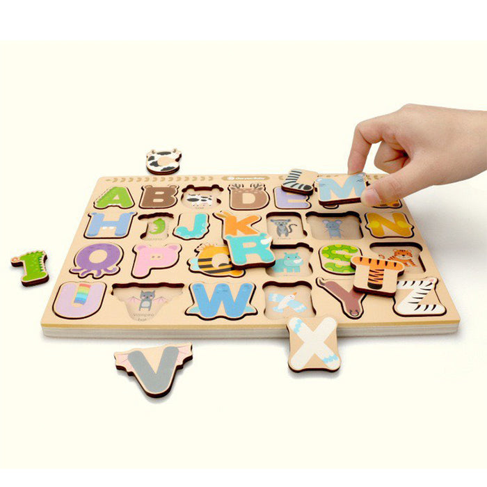 Goryeo Baby alphabet wood puzzle - Best alphabet learning toys
