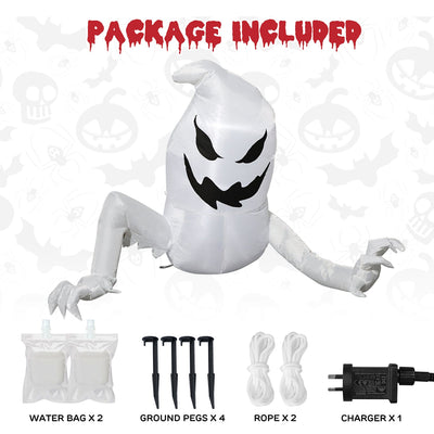 Decoración inflable fantasma de Halloween Fidtoy para fiestas en el jardín