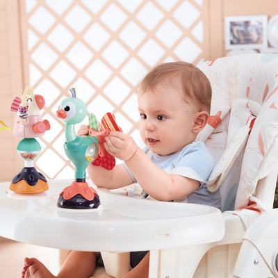 Fidtoy Suction Cup Rattle Toy for Babies 6 Months+